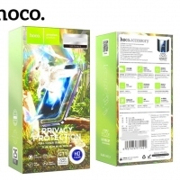 Hoco Full screen HD privacy protection tempered glass set for iP 13 / 13 Pro / 14 / 16E (G11) black