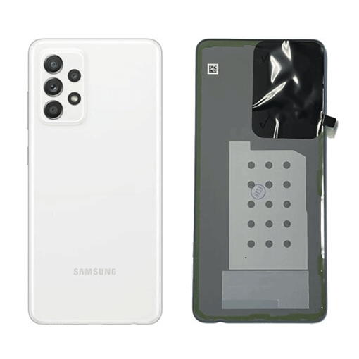 BATTERY COVER SAMSUNG A52 / A525 (White) With Camera Lens
