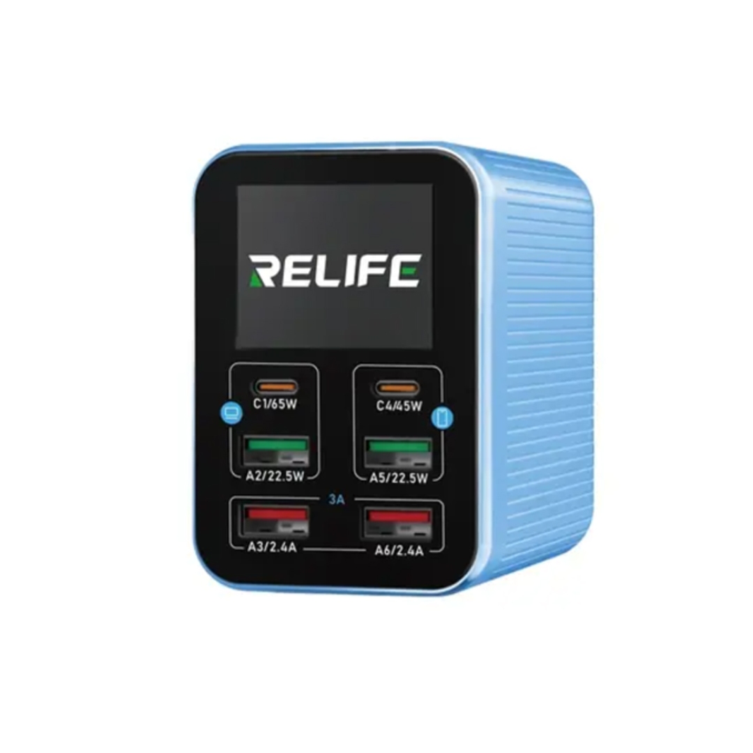 RELIFE Q4 Smart Multi-Port Charger Blue