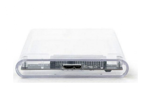 '2.5' SATA HDD External Case (USB 3.0), Transparent plastic, 9.5 mm, Gembird 'EE2-U3S9-6'