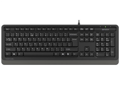 'Keyboard A4Tech FK10, Multimedia Hot Keys, Laser Inscribed Keys , Splash Proof, Black/Grey, USB.