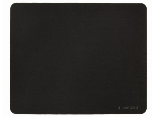 'Mouse Pad Gembird MP-S-BK, 210 x 180mm, Cloth mouse pad with rubber anti-skid bottom, Black.