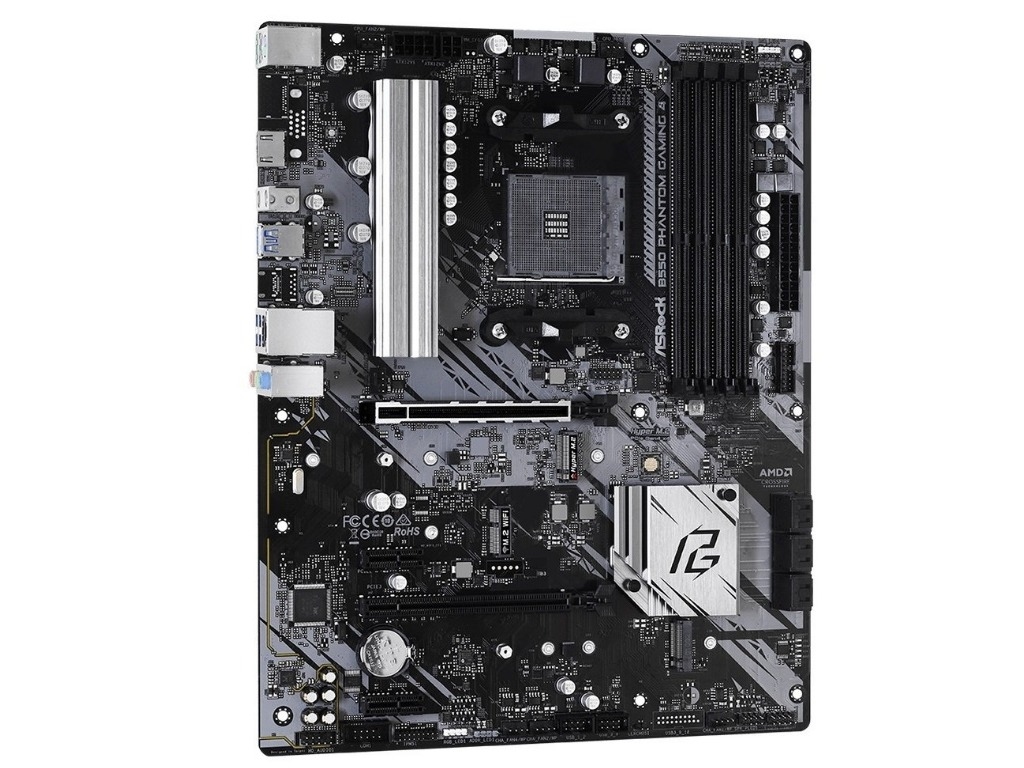 MB AM4 ASRock B550M PHANTOM GAMING 4  mATX  CPU- AMD AM4 Socket- Supports 3rd Gen AMD AM4 Ryzen