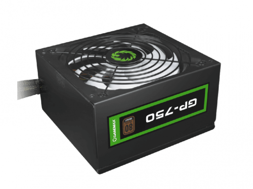 Power Supply ATX 750W GAMEMAX GP-750, 80+ Bronze, Active PFC, 140mm Ultra Silent Fan
