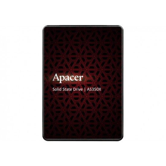 2.5 SATA SSD  256GB  Apacer AS350X  [R/W:560/540MB/s, 38/75K IOPS, 3D NAND]