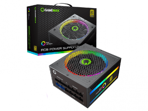 Power Supply ATX 850W GAMEMAX GX-850 Modular, 80+ Gold, Full Modular cable, Active PFC,120mm fan