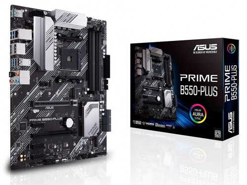 MB AM4 Asus PRIME B550-PLUS  ATX//  CPUAMD AM4 Socket for AMD Ryzen 5000 Series/ 4000 G-Series