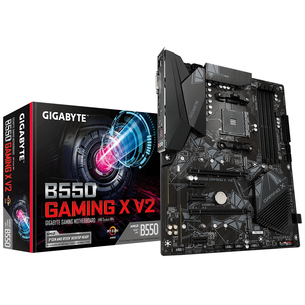 MB AM4 Gigabyte B550 GAMING X V2 1.0  ATX  CPUAMD Socket AM4, support for: AMD Ryzen 5000 Ser