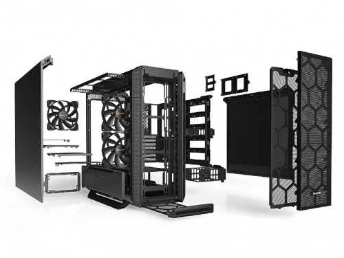 Case ATX be quiet! Silent Base 802, w/o PSU, 3x140mm, 2xUSB 3.2, 1xUSB Type C, Window, Black