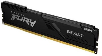 16GB DDR4-3200MHz  Kingston FURY Beast (KF432C16BB1/16), CL16-18-18, 1.35V, Intel XMP 2.0, Black