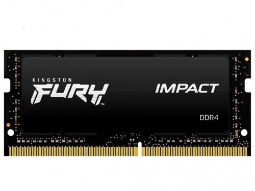 8GB DDR4-3200MHz SODIMM Kingston FURY Impact (KF432S20IB/8), CL20-22-22, 1.2V, Intel XMP, Black