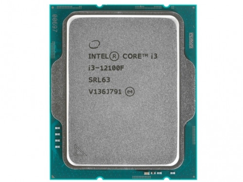 CPU Intel Core i3-12100 3.3-4.3GHz (4P+0E/8T,12MB,S1700, 10nm, Integ. UHD Graphics 730, 60/89W)