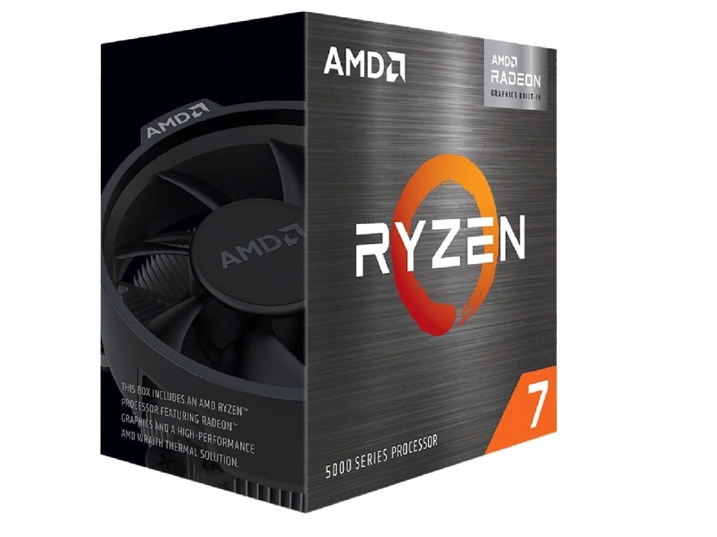 APU AMD Ryzen 7 5700G (3.8-4.6GHz, 8C/16T, L3 16MB, 7nm, Radeon Graphics(8C), 65W), AM4, TrayModel