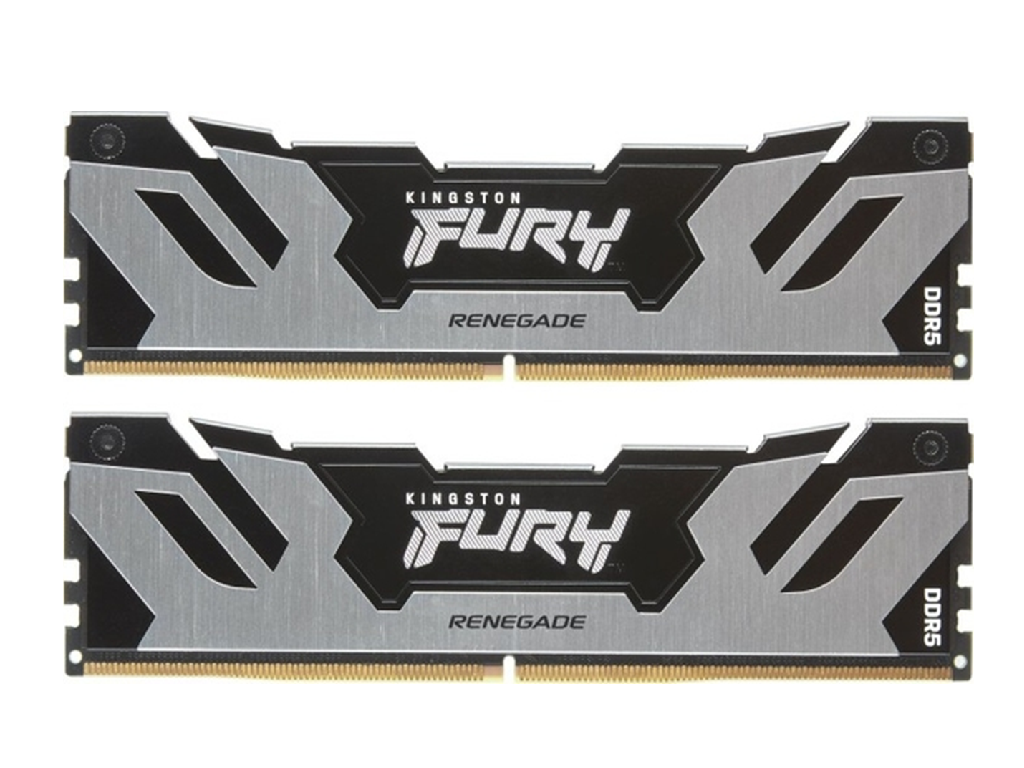 32GB DDR5-6400MHz  Kingston FURY Renegade (Kit of 2x16GB) (KF564C32RSK2-32), CL32-39, 1.4V, Silver