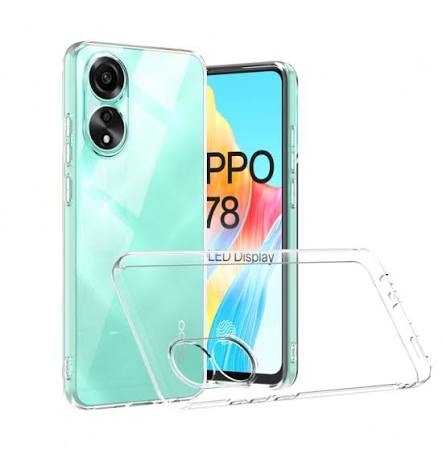 OPPO A78 4G Transparent TPU Case