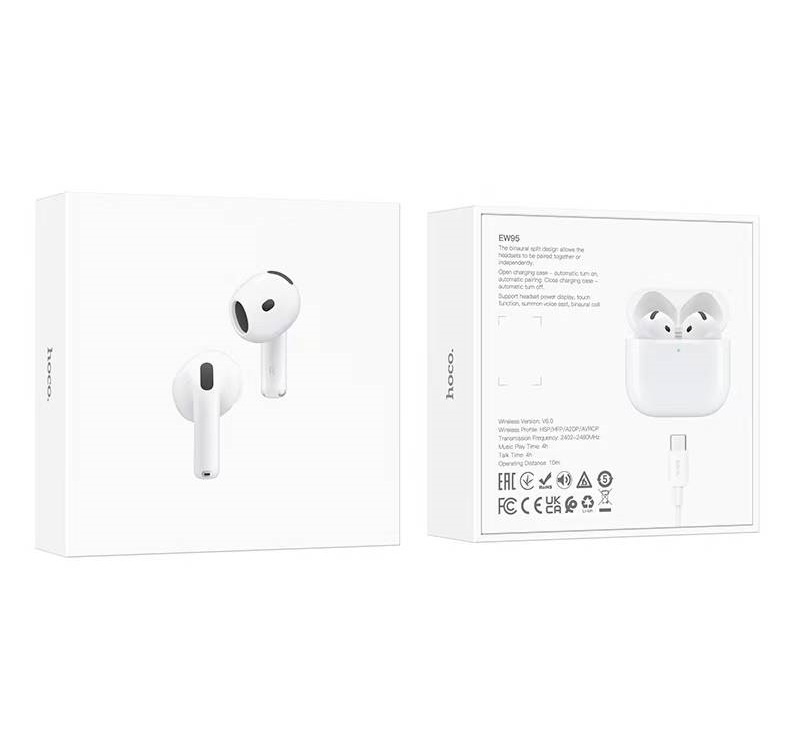 Hoco EW95 True wireless stereo headset white