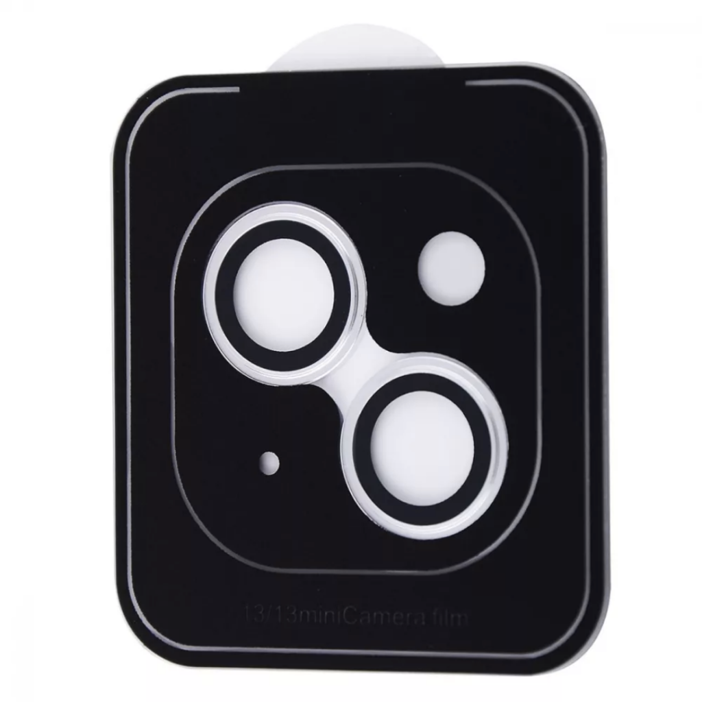Защитное стекло Camera Metal iPhone 13/13 mini Sliver