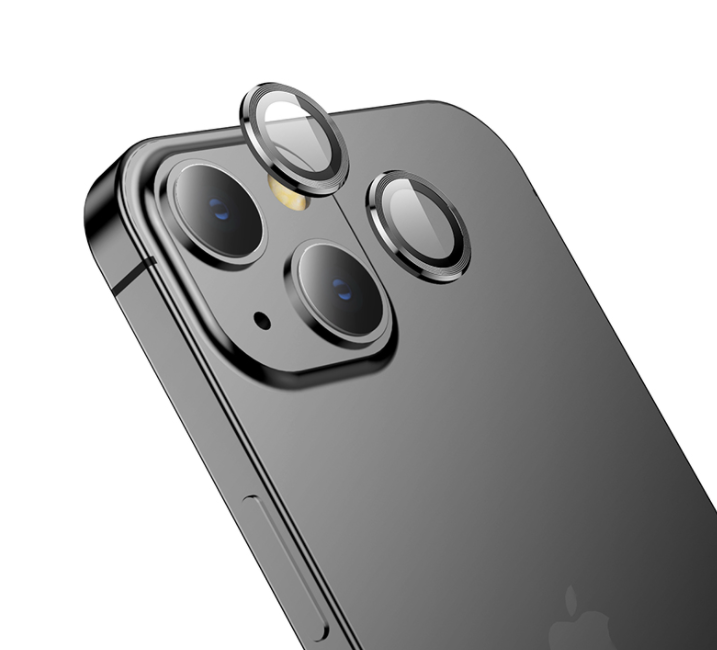 Защитное стекло Camera Metal iPhone 13/13 mini Sliver
