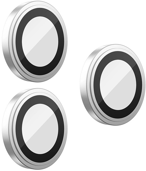 Защитное стекло Camera Metal iPhone 16 Pro/16 Pro Max clear