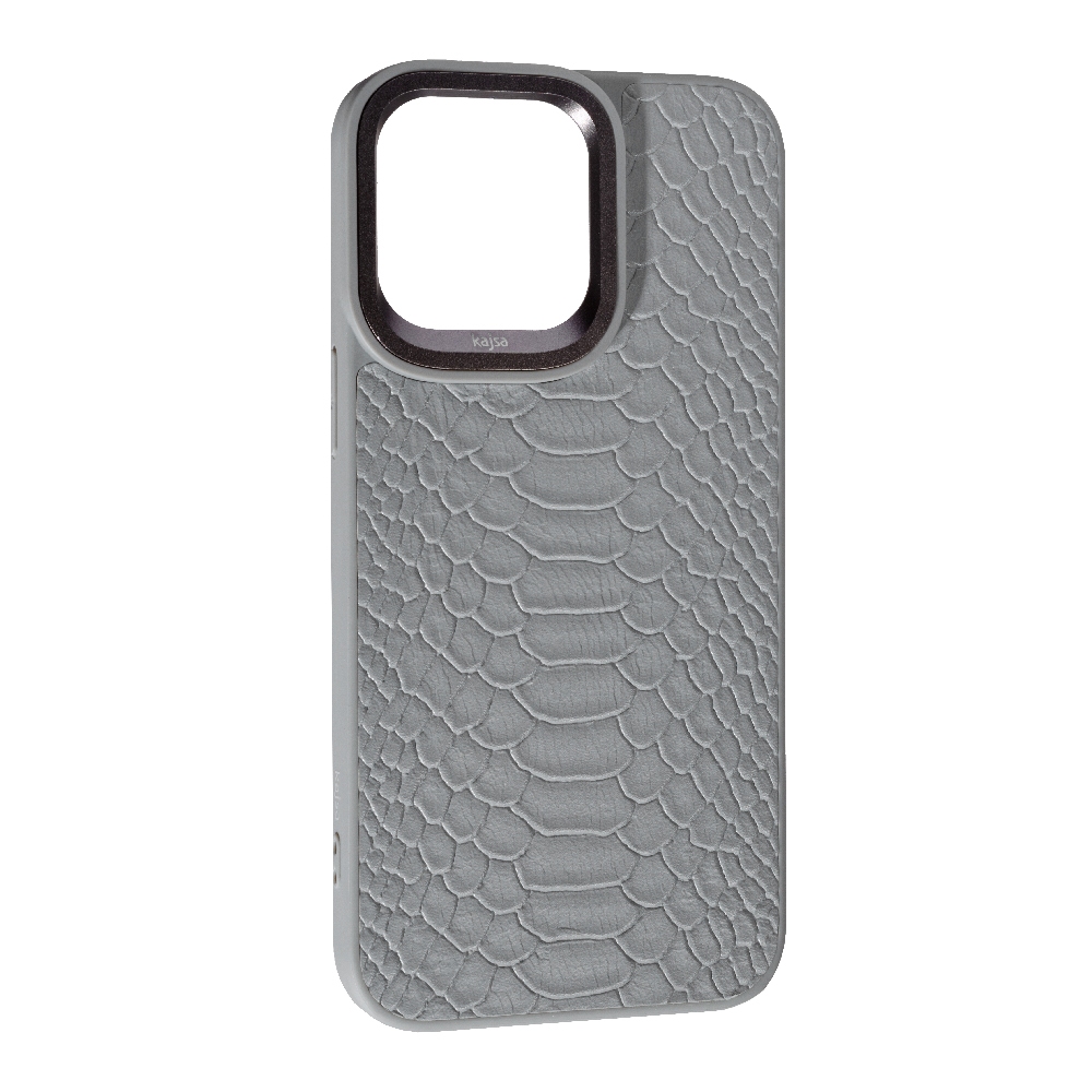 Накладка Kajsa Leather Case Snake . Iphone 15 Pro