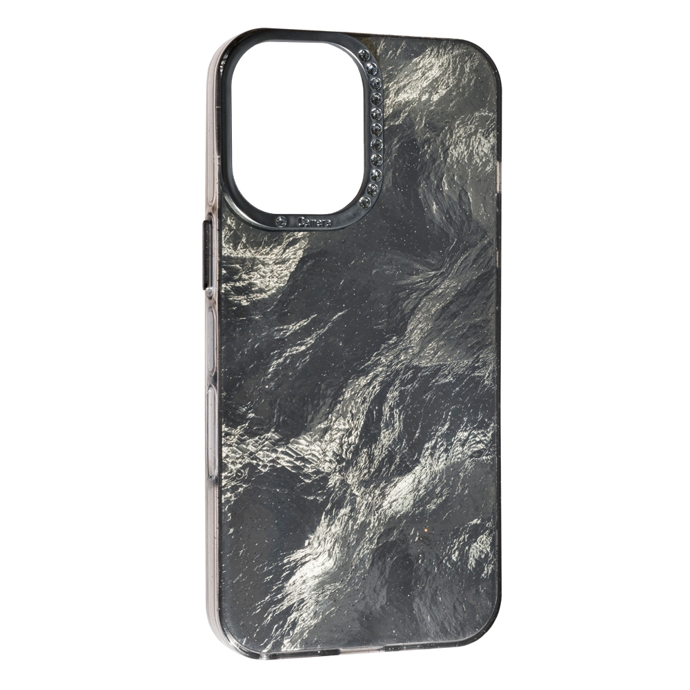 Накладка Marble Style New Iphone 16 , Black