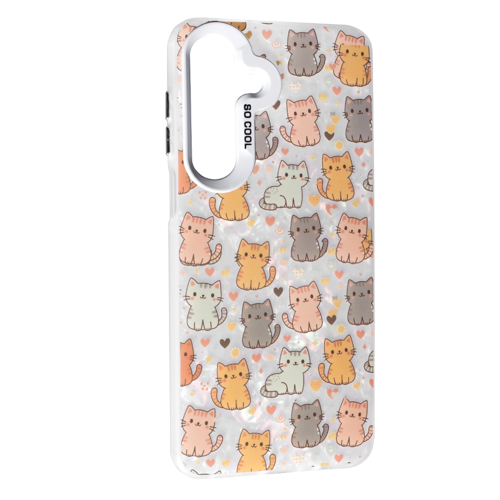 Накладка Soft Milky Samsung A17 , Cats