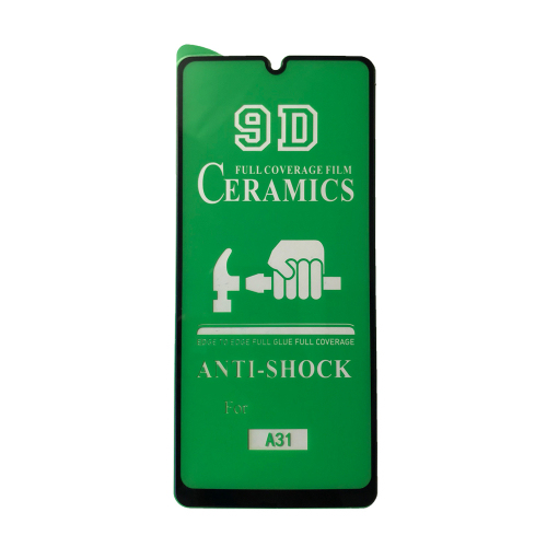 Защитное стекло CERAMIC Samsung A31 (A315) Black тех упаковка