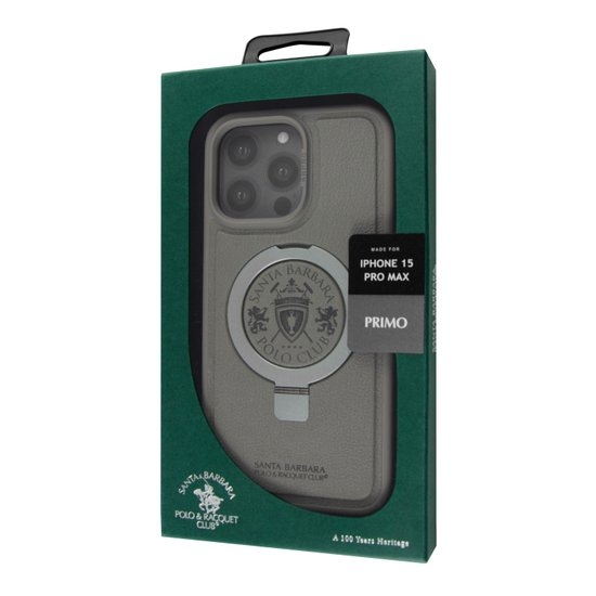 Polo Primo Case iPhone 15 Pro Max (Titanium Gray)