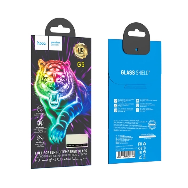 Hoco Full screen silk screen HD tempered glass set for Samsung Galaxy A30/A30s/A50/M30/M30s/M21 (G5)