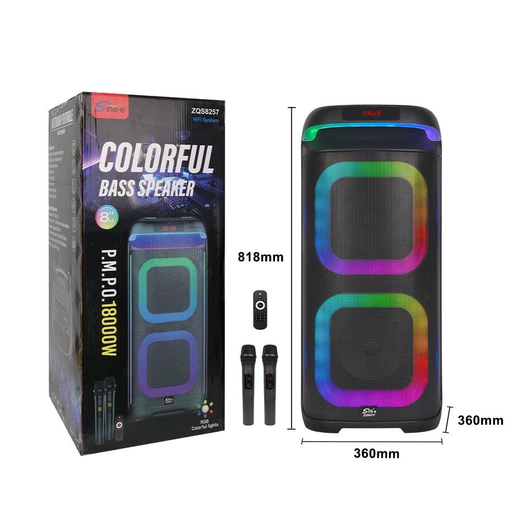 Sing-e ZQS8257 RGB Party Dual Speaker 40W Black