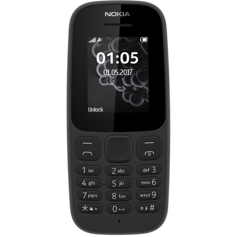 Nokia 105 4th Gen DS Black (Русское меню)