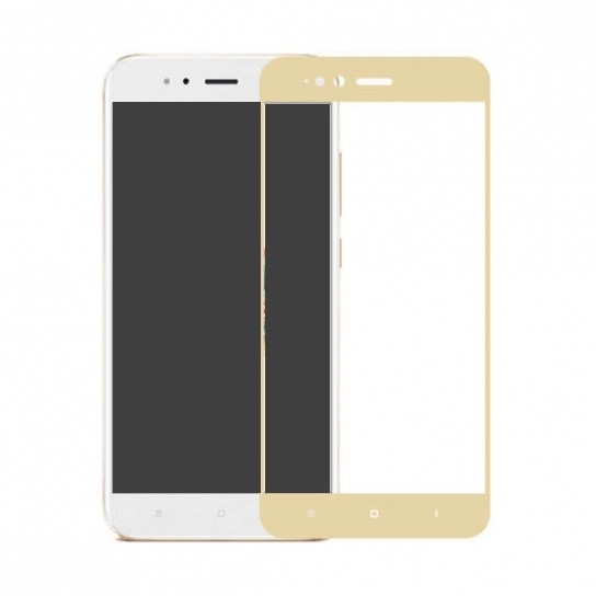 ЗАЩИТНОЕ СТЕКЛО-XIAOMI MI5X 3D GOLD