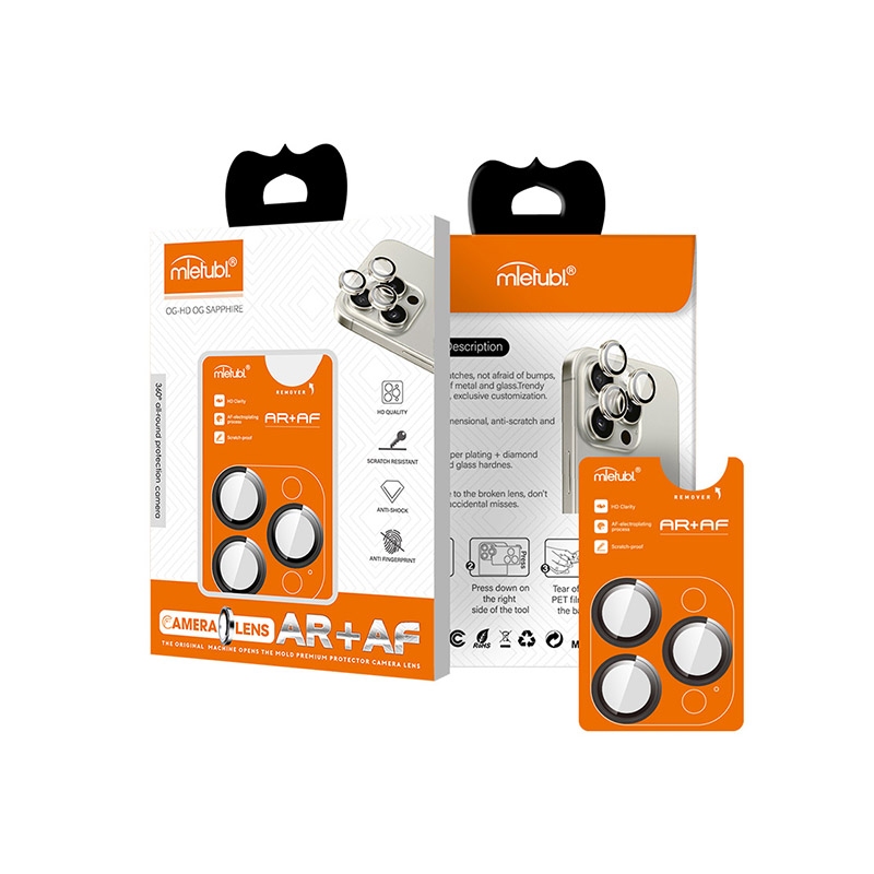 Mietubl camera lens AF+AR double IPHONE 14/14 PLUS Black