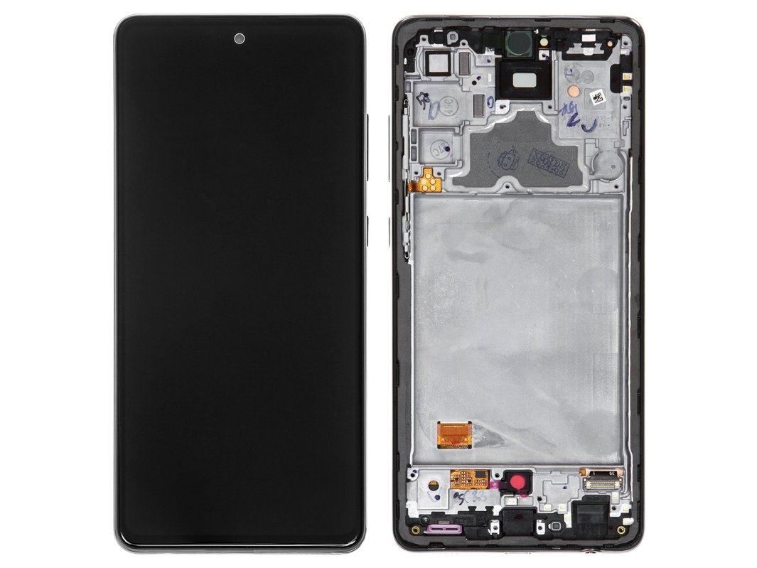 LCD SAMSUNG A72 (4G) / A725 / A72 (5G) / A726 BLACK WITH FRAME OLED