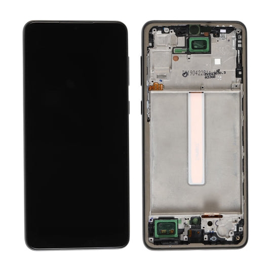 LCD SAMSUNG A36 / A366 BLACK WITH FRAME OLED