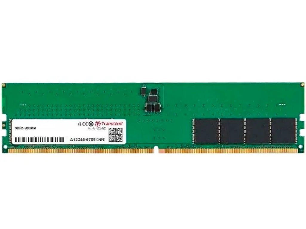 16GB DDR5-4800MHz Transcend JetRam, PC5-38400U, 1Rx8, CL40, 1.1V, on-die ECC