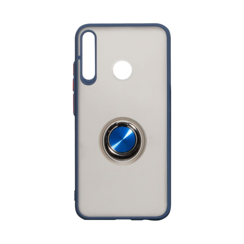 Чехол Totu Copy with Ring для Huawei P40 Lite E (Синий)