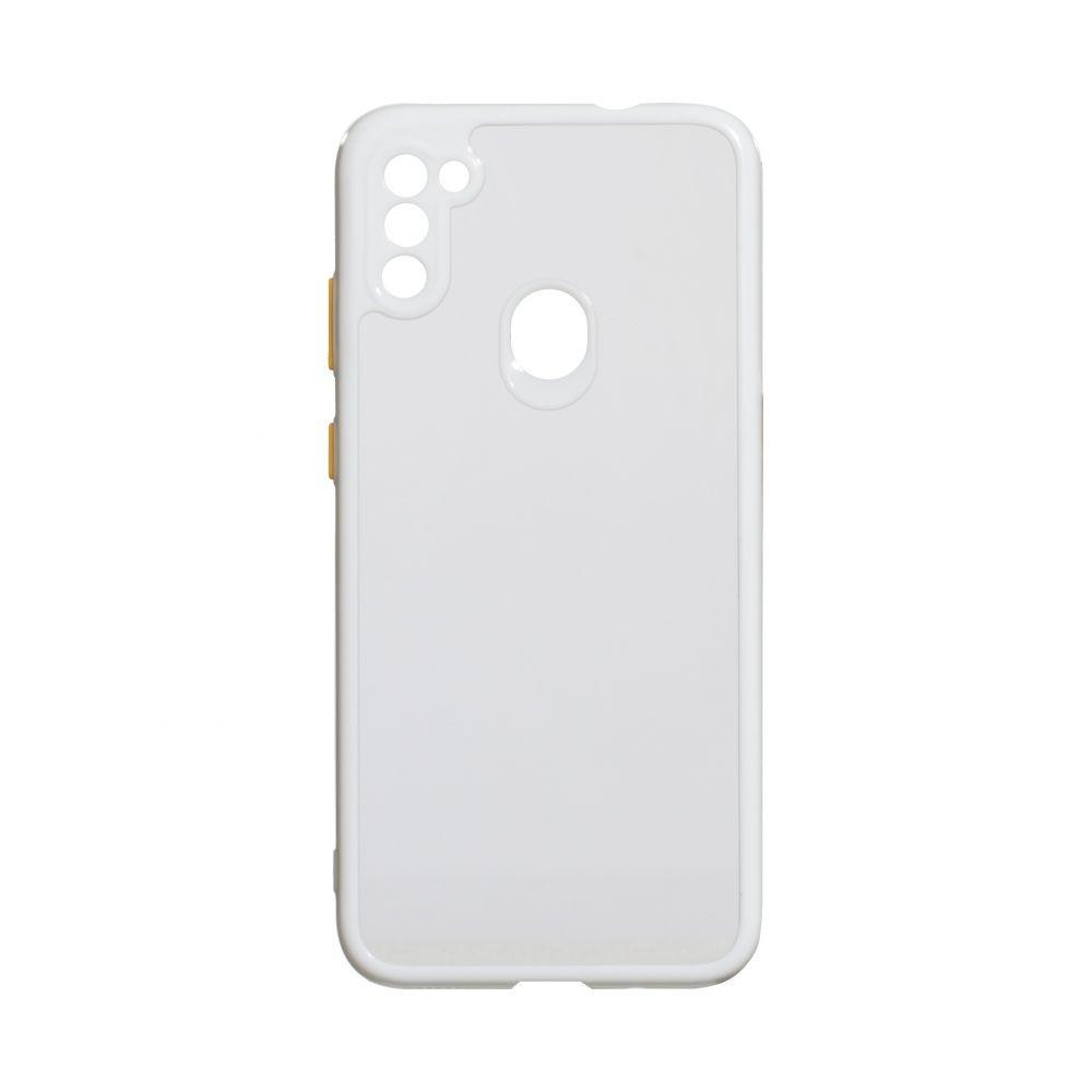 Чехол Frame Clear для Samsung A11 / M11 (Белый)