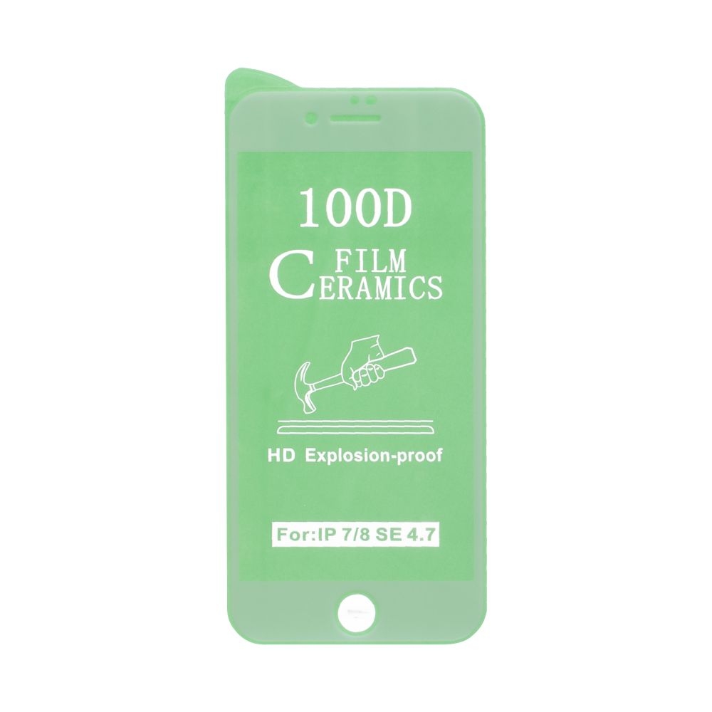 Защитное стекло Film Ceramic for Apple Iphone 7/8/SE 2020 без упаковки (Белый)