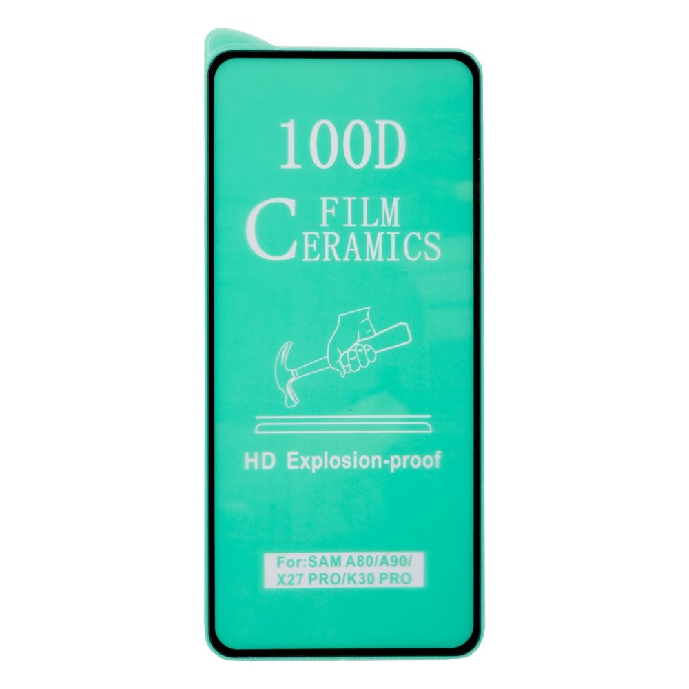 Защитное стекло Film Ceramic for Xiaomi Redmi Note 10 Pro / Pro Max без упаковки (Чёрный)