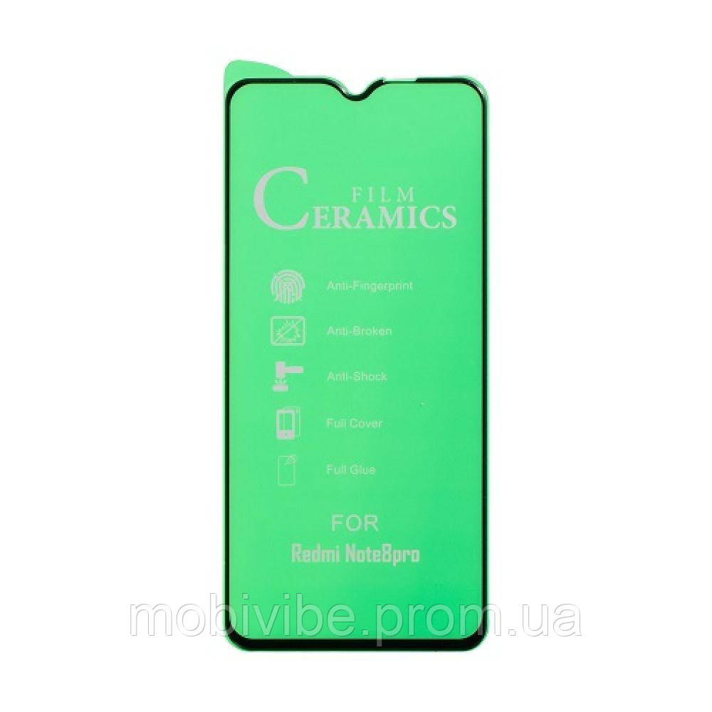 Защитное стекло Film Ceramic for Realme 8/8pro без упаковки (Чёрный)