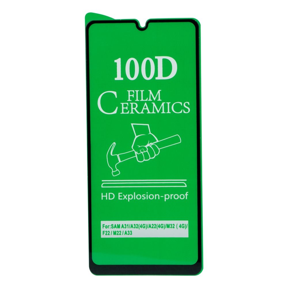 Защитное стекло Film Ceramic for Samsung A33 без упаковки (Чёрный)