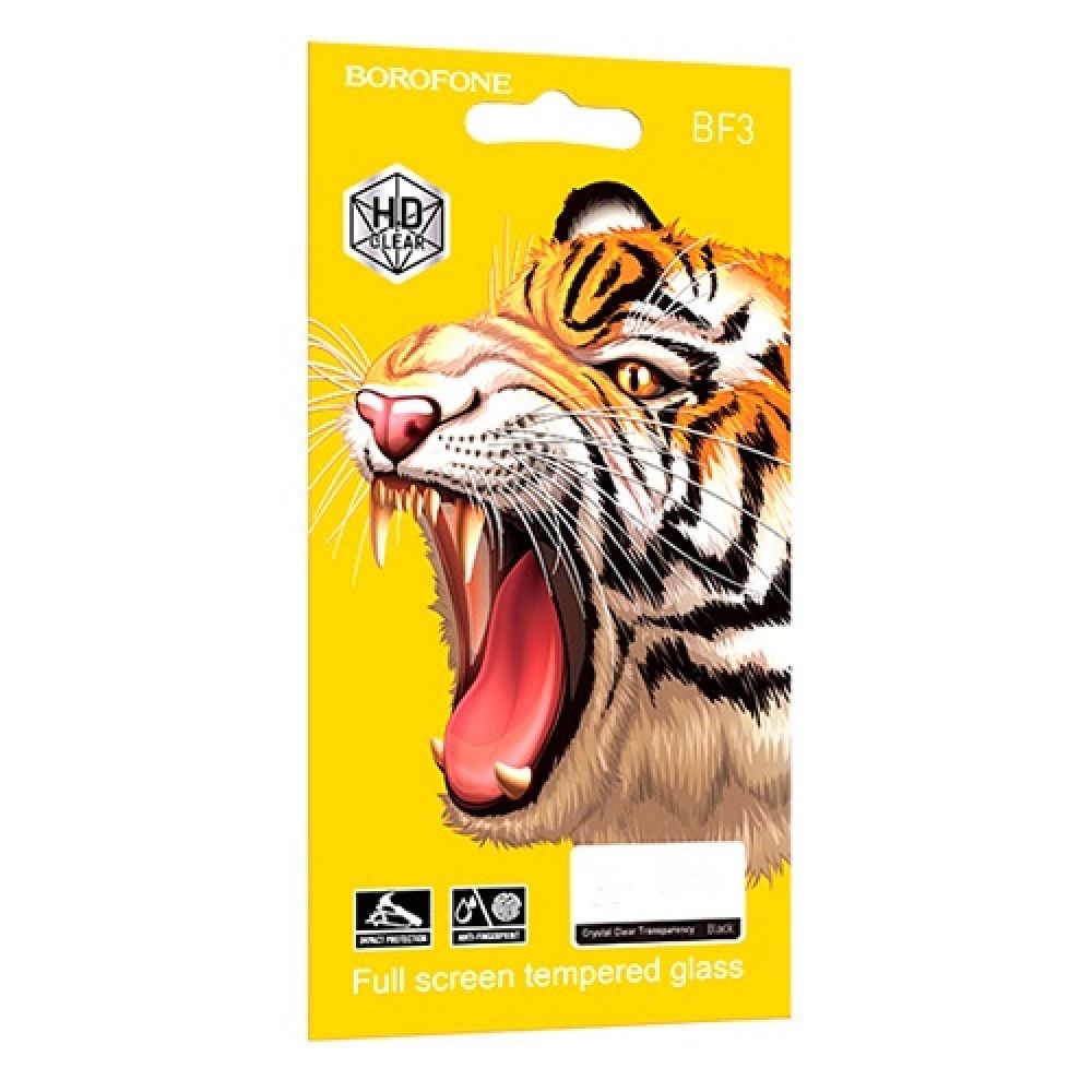 Защитное стекло Borofone BF3 HD for Apple Iphone XS Max/11 Pro Max (Чёрный)