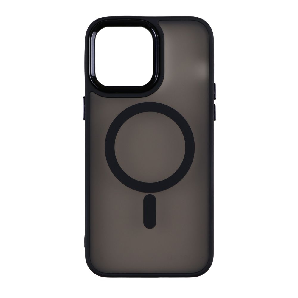 Чехол TPU+PC Space Magnetic Color with Magsafe для iPhone 14 Pro Max (Black)