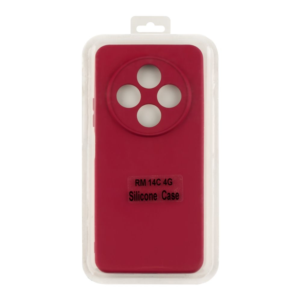Чехол Silicone Cover Full Camera (A) для Xiaomi Redmi 14C/Poco C75 (42.Maroon)