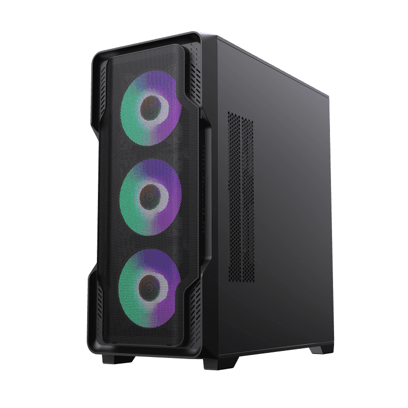 Case EATX GAMEMAX Siege, w/o PSU, 0.6mm, 4x120mm ARGB, ARGB Hub, Tempered Glas, Front Mesh, DF