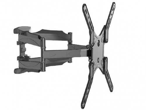 Wall Mount  Gembird 'WM-60ST-01' Black  32'-60'', 36kg VESA:up 400x400, Wall dist:42-452mm