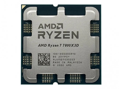 CPU AMD Ryzen 7 7800X3D  (4.2-5.0GHz, 8C/16T, L2 8MB, L3 96MB, 5nm, 120W), Socket AM5