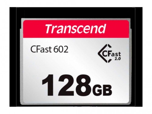 128GB CompactFlash Card, CFast 2.0, Transcend  CFX602 'TS128GCFX602' (R/W: 500/350MB/s)Capacitate s