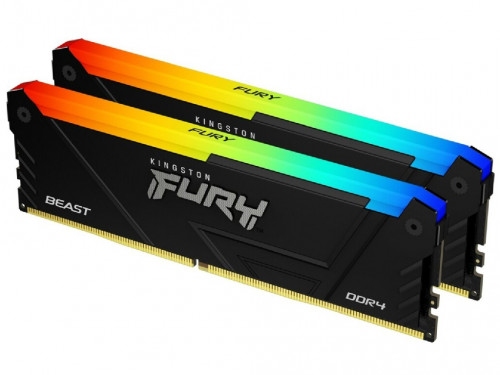 64GB DDR4-3200MHz Kingston FURY Beast RGB (Kit of 2x32GB) (KF432C16BB2AK2/64), CL16, 1.35V